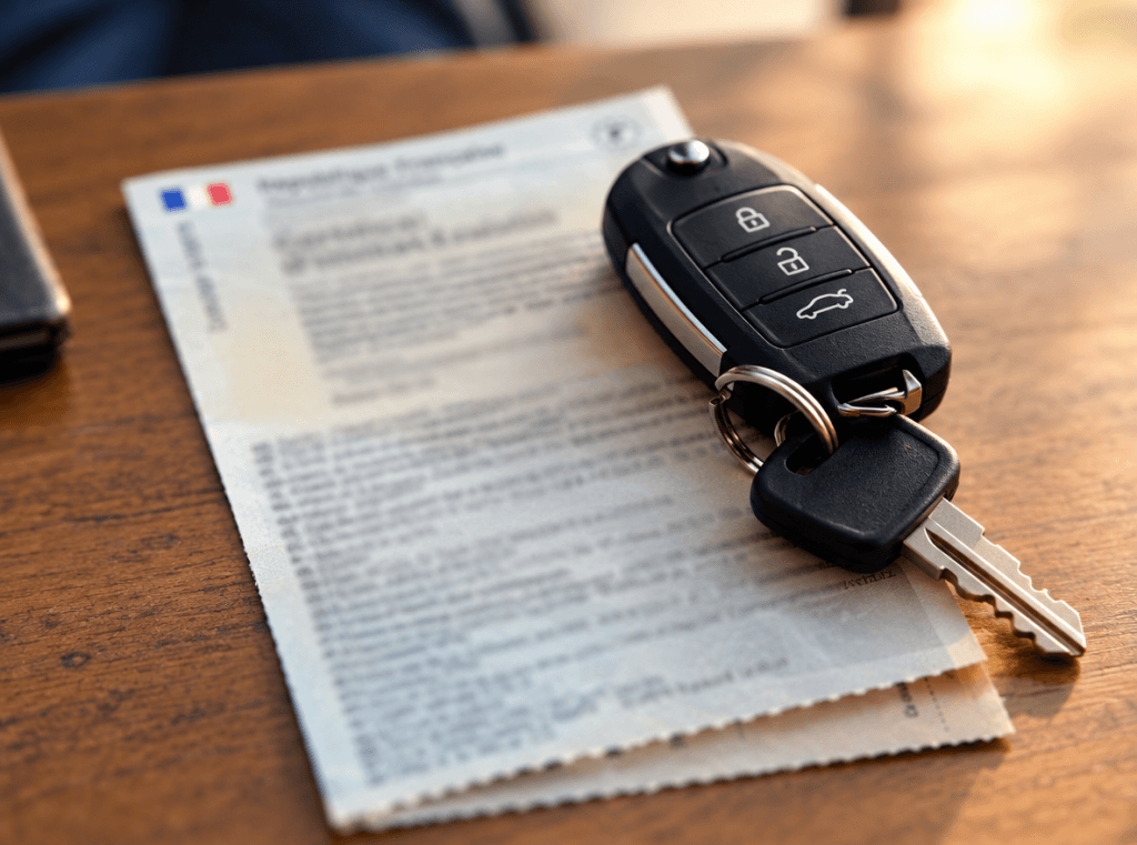 la non fourniture de la carte grise ou certificat d'immatriculation est un motif de résiliation